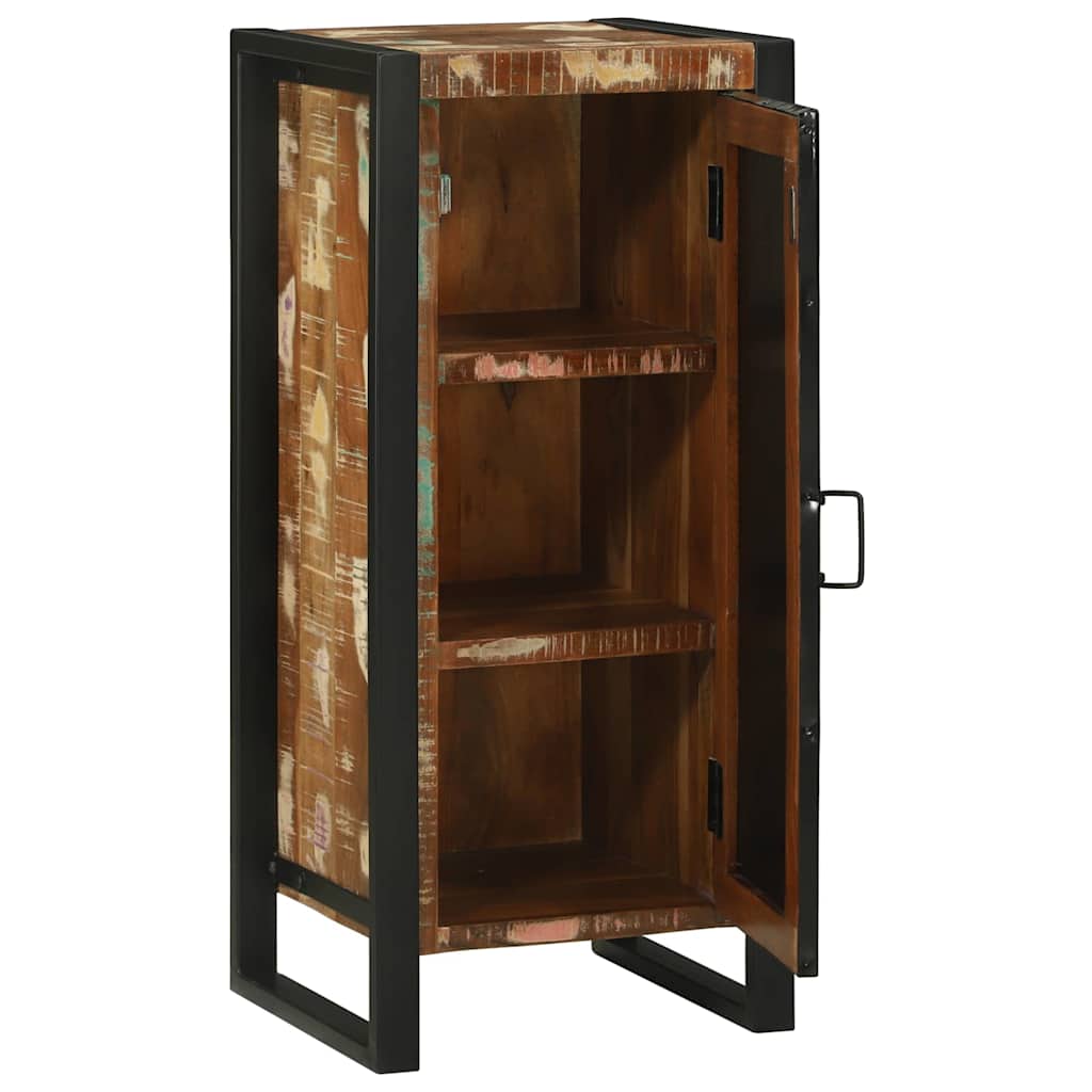 Mobile da Bagno con porta Marrone Legno Recuperato Massello