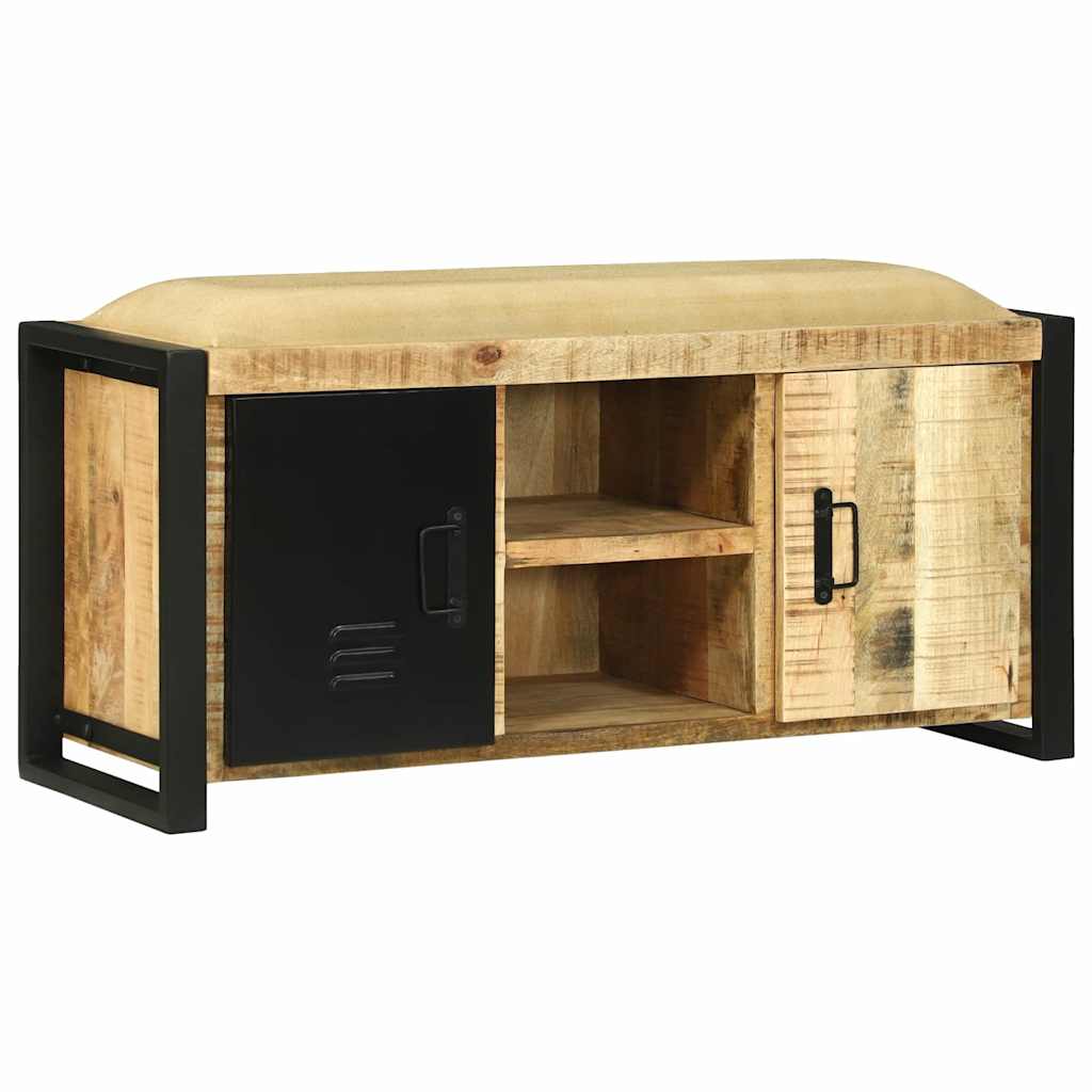 Armadio Panchina Marrone Legno massello di mango