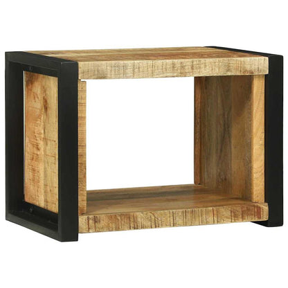 Cubetto da Parete Marrone Legno di mango massello
