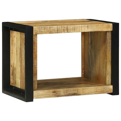 Cubetto da Parete Marrone Legno di mango massello