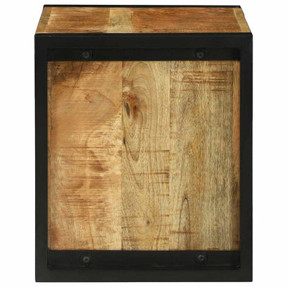 Cubetto da Parete Marrone Legno di mango massello