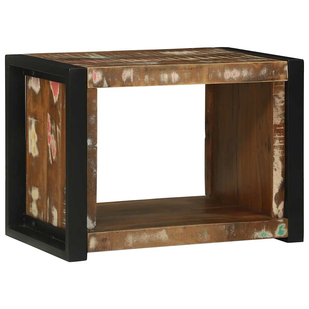 Cubetto da Parete Marrone Legno Recuperato Massello