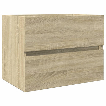 Set Mobili da Bagno 2 pz in Ceramica e Legno Multistrato