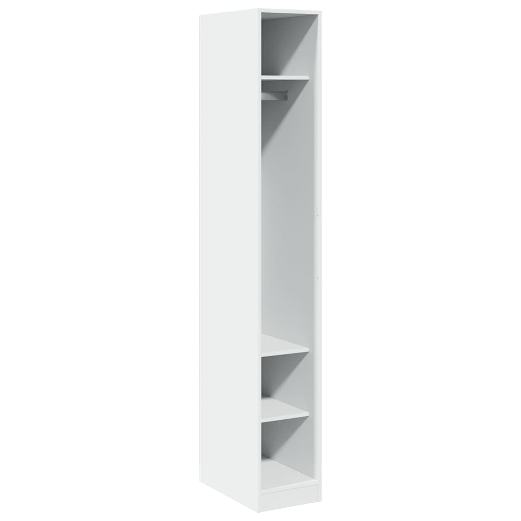 Armadio Bianco 30x50x200 cm in Legno Multistrato