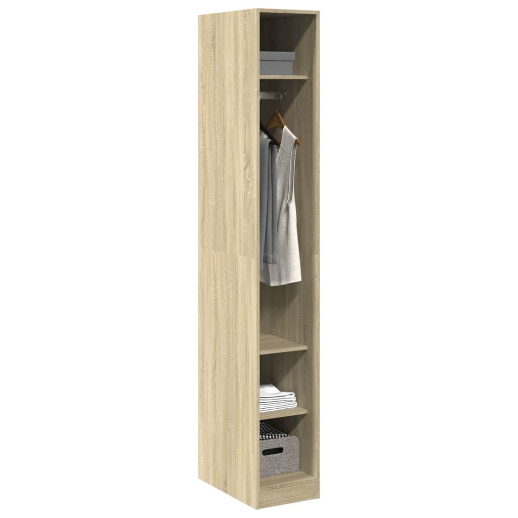 Armadio Rovere Sonoma 30x50x200 cm in Legno Multistrato