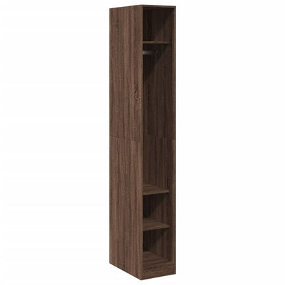 Armadio Rovere Marrone 30x50x200 cm in Legno Multistrato