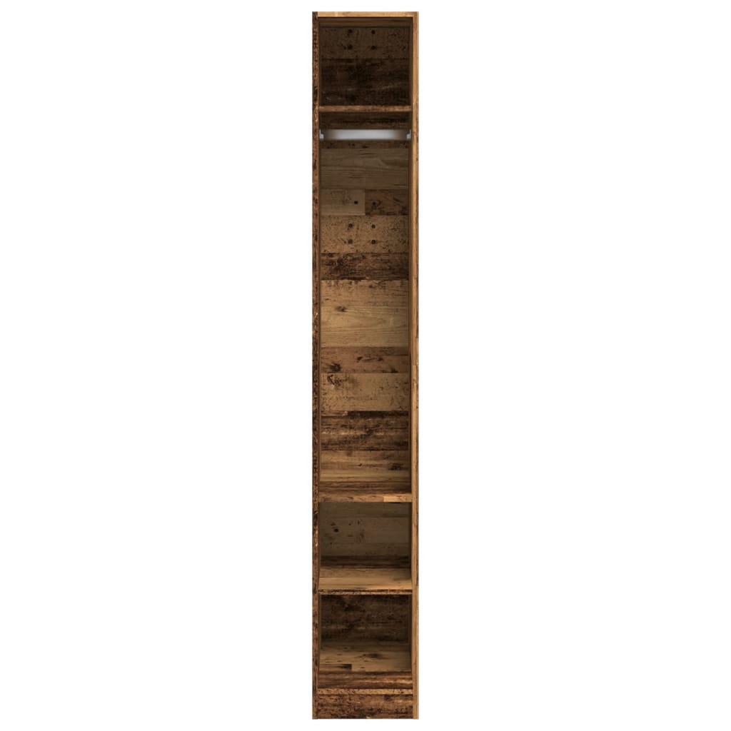 Armadio Legno Antico 30x50x200 cm in Legno Multistrato