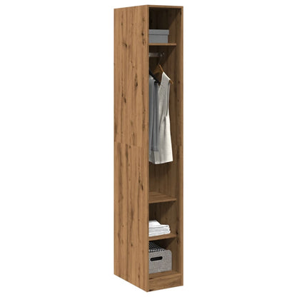 Armadio Rovere Artigianale 30x50x200 cm in Legno Multistrato