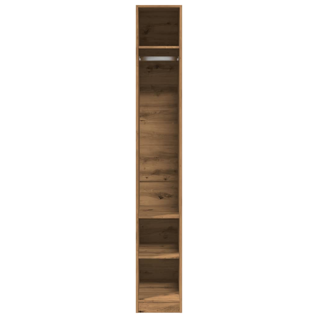 Armadio Rovere Artigianale 30x50x200 cm in Legno Multistrato