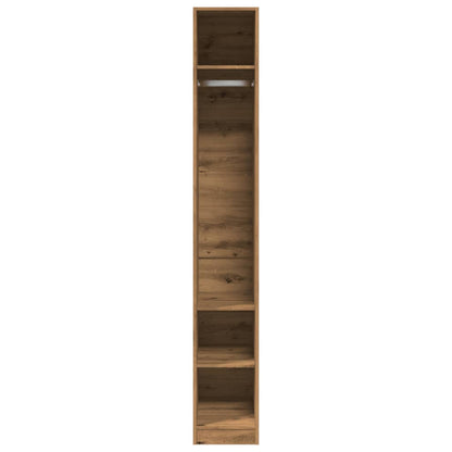 Armadio Rovere Artigianale 30x50x200 cm in Legno Multistrato