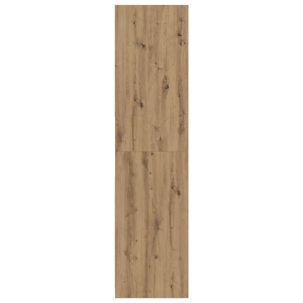 Armadio Rovere Artigianale 80x50x200 cm in Legno Multistrato