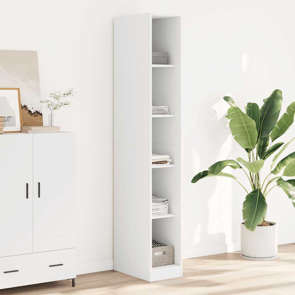 Armadio Bianco 30x50x200 cm in Legno tecnico