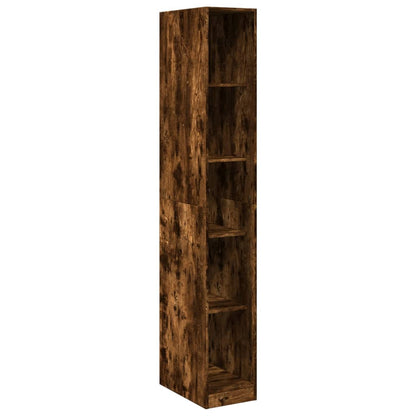 Armadio Rovere Fumo 30x50x200 cm in Legno tecnico