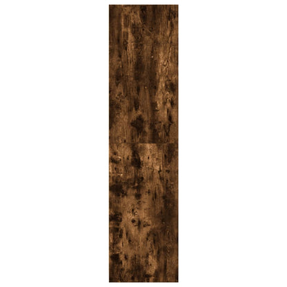 Armadio Rovere Fumo 30x50x200 cm in Legno tecnico