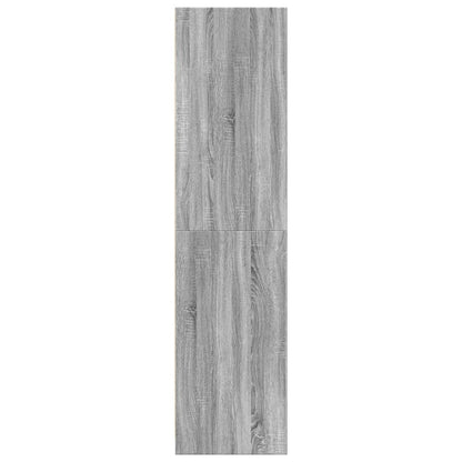 Armadio Grigio Sonoma 30x50x200 cm in Legno tecnico