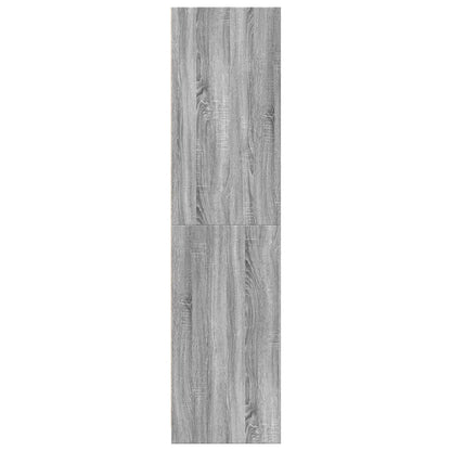 Armadio Grigio Sonoma 50x50x200 cm in Legno tecnico