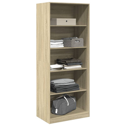 Armadio Rovere Sonoma 80x50x200 cm in Legno tecnico