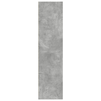 Armadio Grigio Cemento 80x50x200 cm in Legno tecnico
