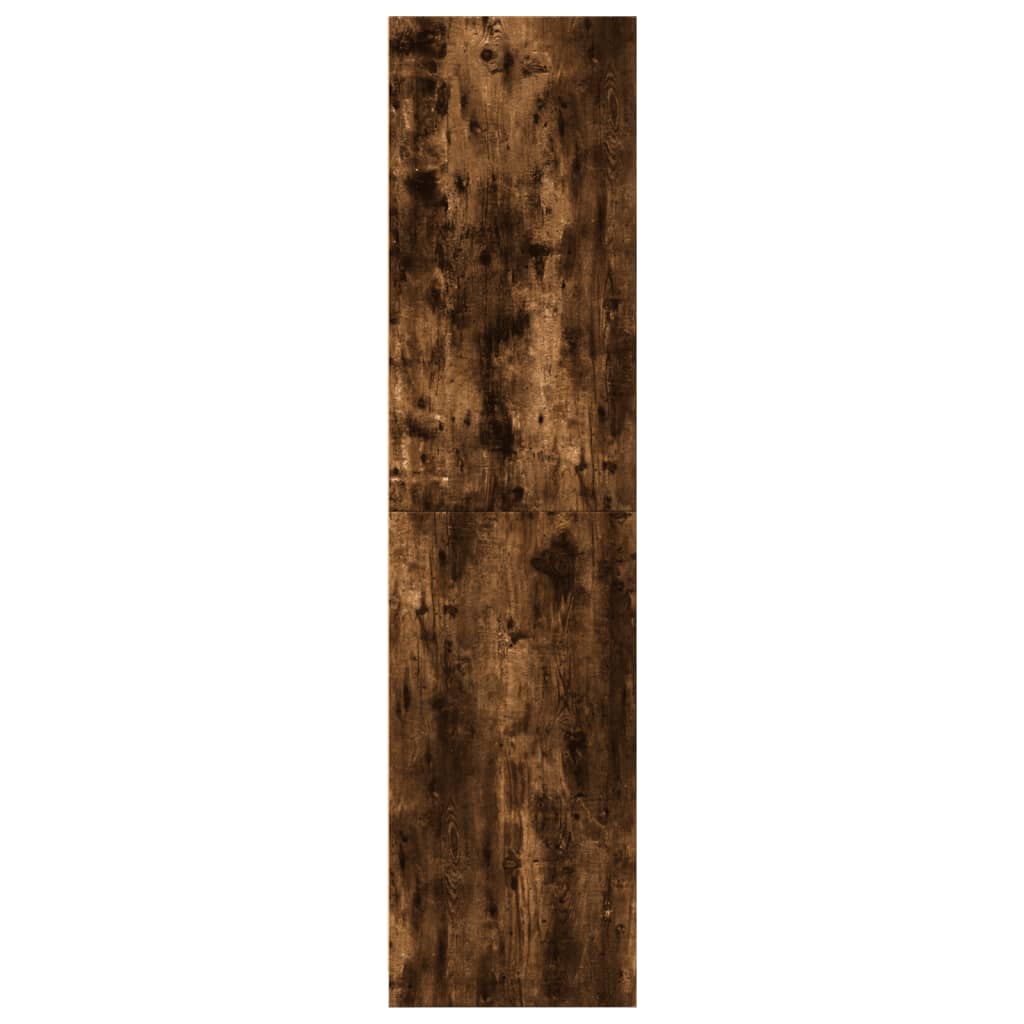 Armadio Rovere Fumo 80x50x200 cm in Legno tecnico