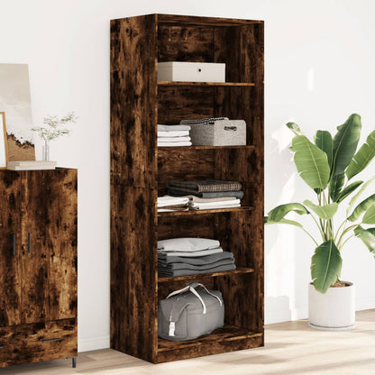 Armadio Rovere Fumo 80x50x200 cm in Legno tecnico