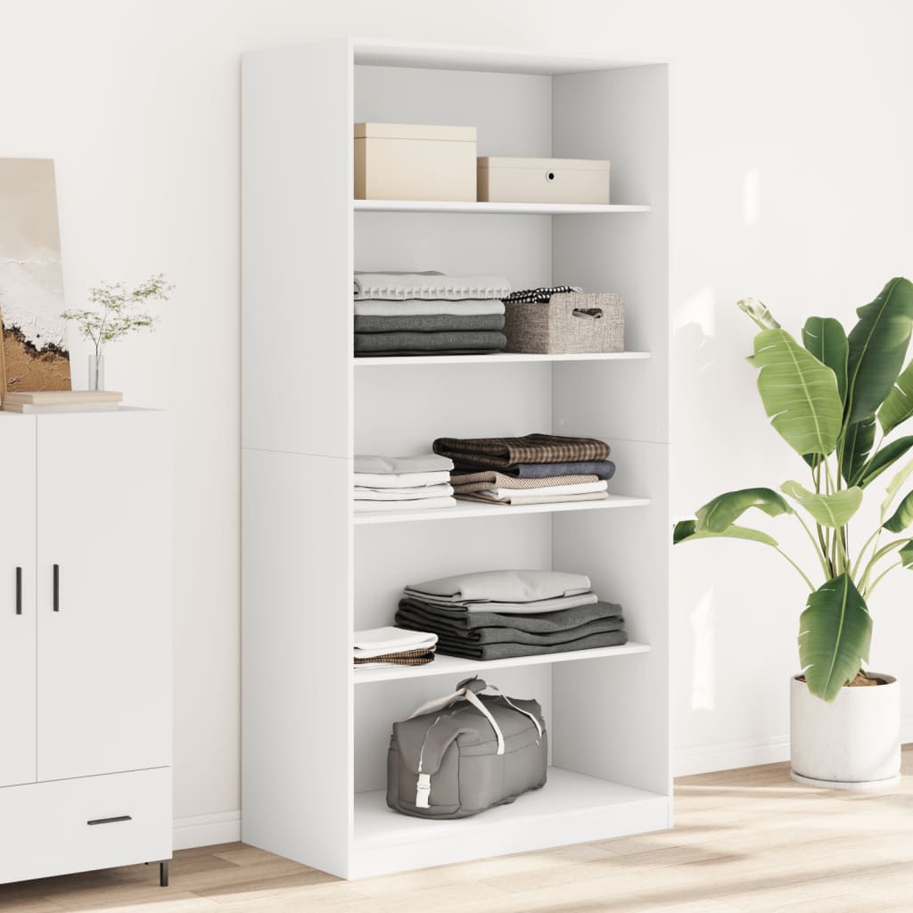 Armadio Bianco 100x50x200 cm in Legno tecnico