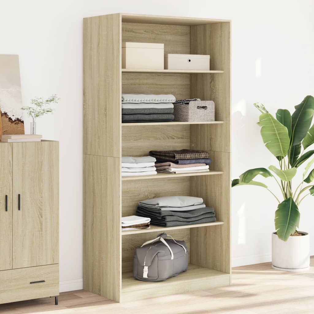 Armadio Rovere Sonoma 100x50x200 cm in Legno tecnico
