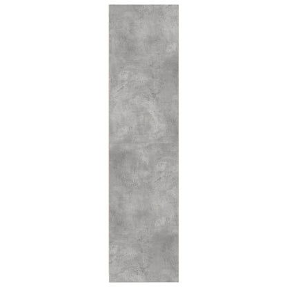 Armadio Grigio Cemento 100x50x200 cm in Legno tecnico