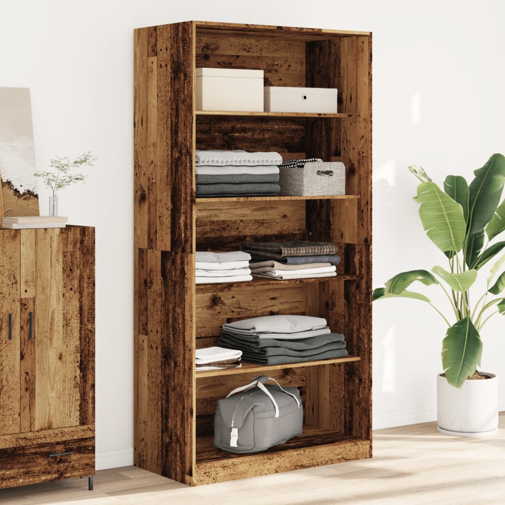 Armadio Legno Antico 100x50x200 cm in Legno tecnico