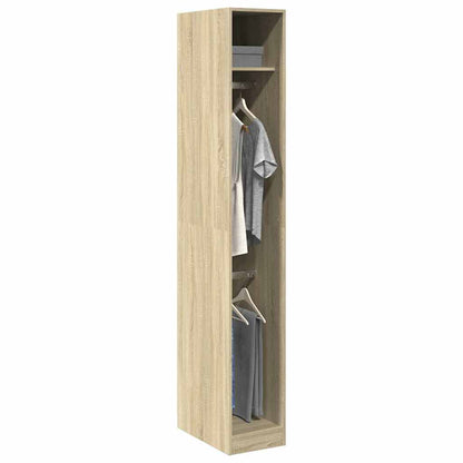 Armadio Rovere Sonoma 30x50x200 cm in Legno Multistrato