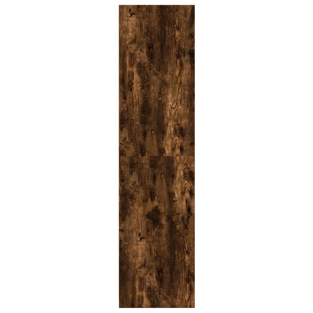 Armadio Rovere Fumo 50x50x200 cm in Legno Multistrato