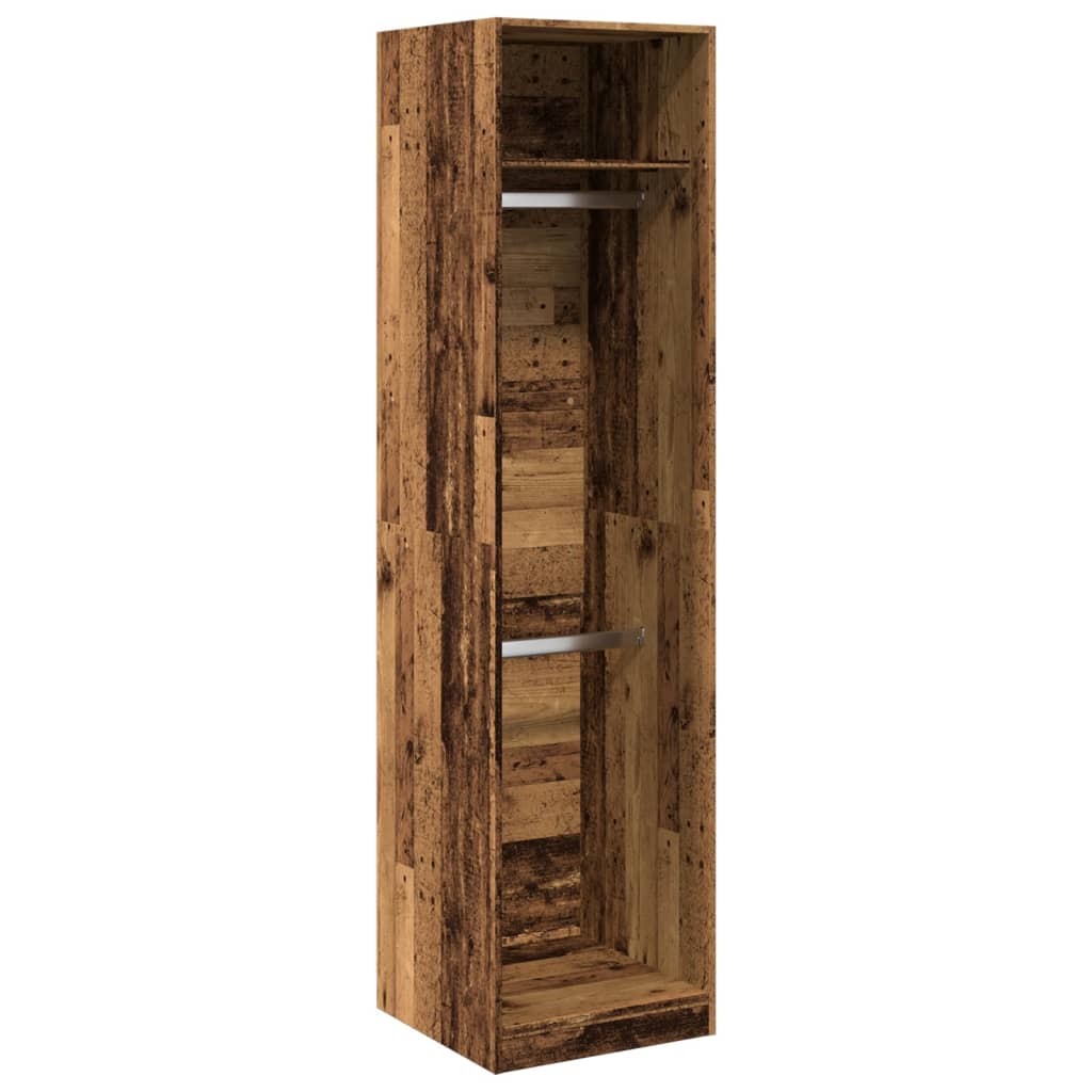 Armadio Legno Antico 50x50x200 cm in Legno Multistrato