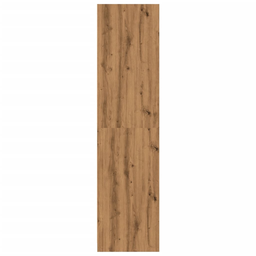 Armadio Rovere Artigianale 50x50x200 cm in Legno Multistrato