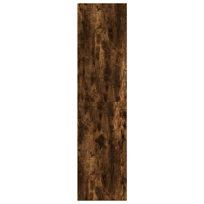 Armadio Rovere Fumo 80x50x200 cm in Legno Multistrato