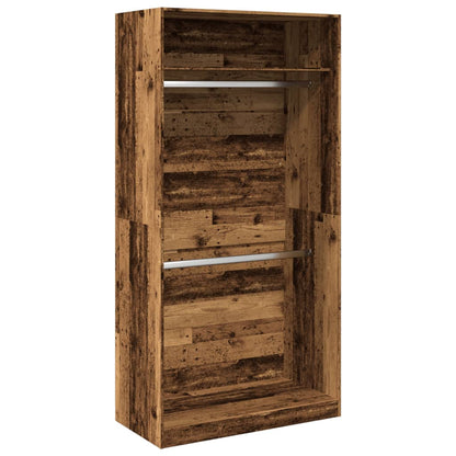 Armadio Legno Antico 100x50x200 cm in Legno Multistrato