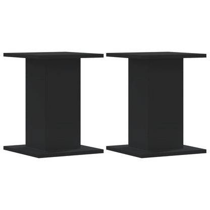 Supporti per Piante 2 pz Neri 30x30x40 cm Legno Multistrato