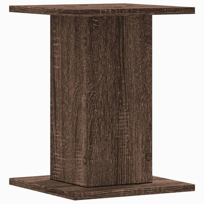 Supporti per Piante 2 pz Rovere Marrone 30x30x40 cm Truciolato