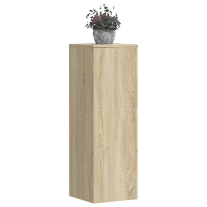 Supporti per Piante 2 pz Rovere Sonoma 33x33x100 cm Multistrato