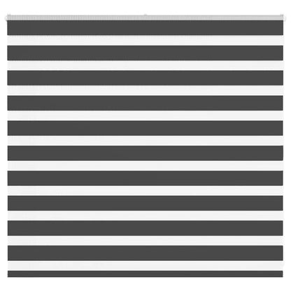 Tenda a Rullo Zebra Nero Larghezza Tessuto 150,9 cm Poliestere