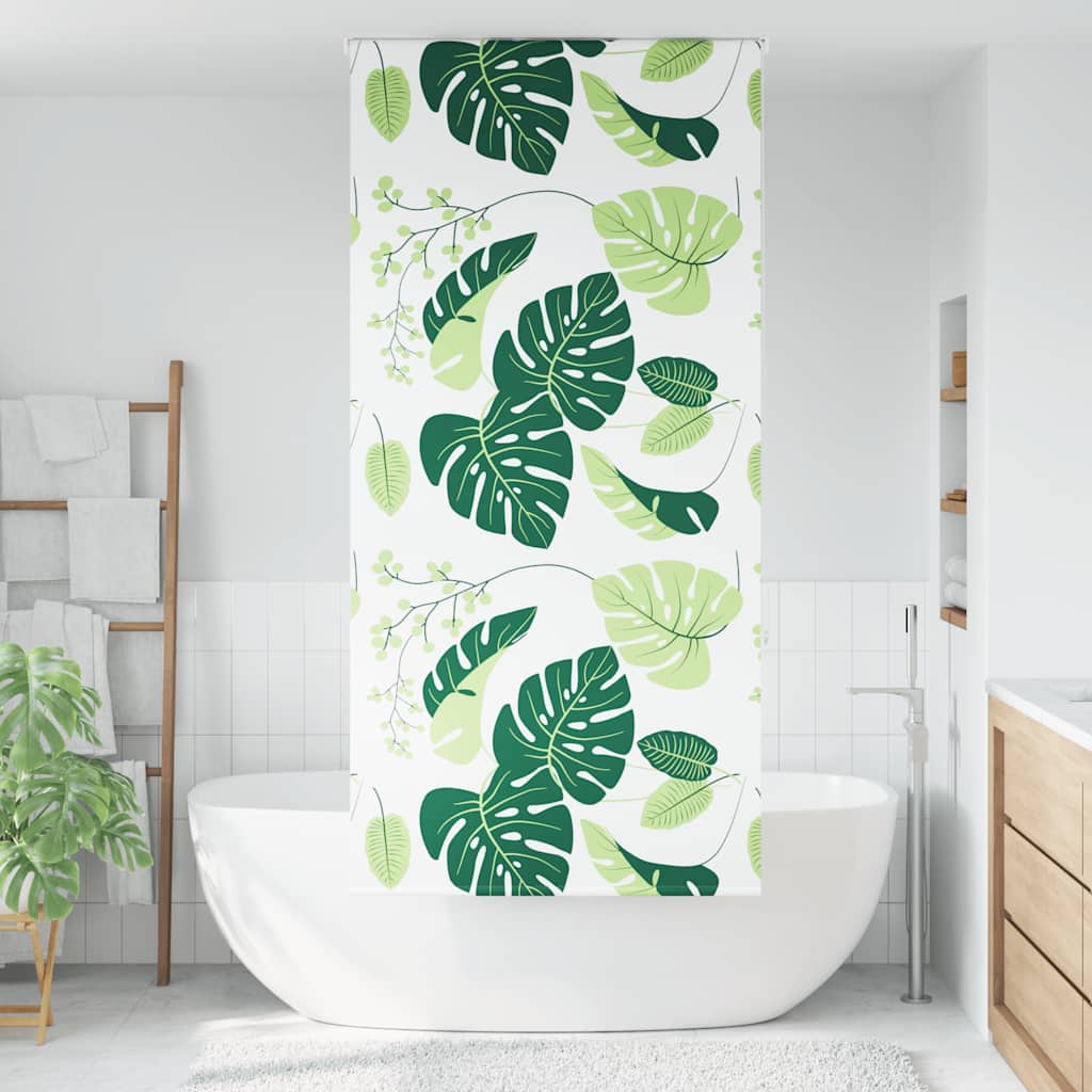 Tenda a Rullo Doccia 100x240 cm Larghezza Tessuto 96 cm
