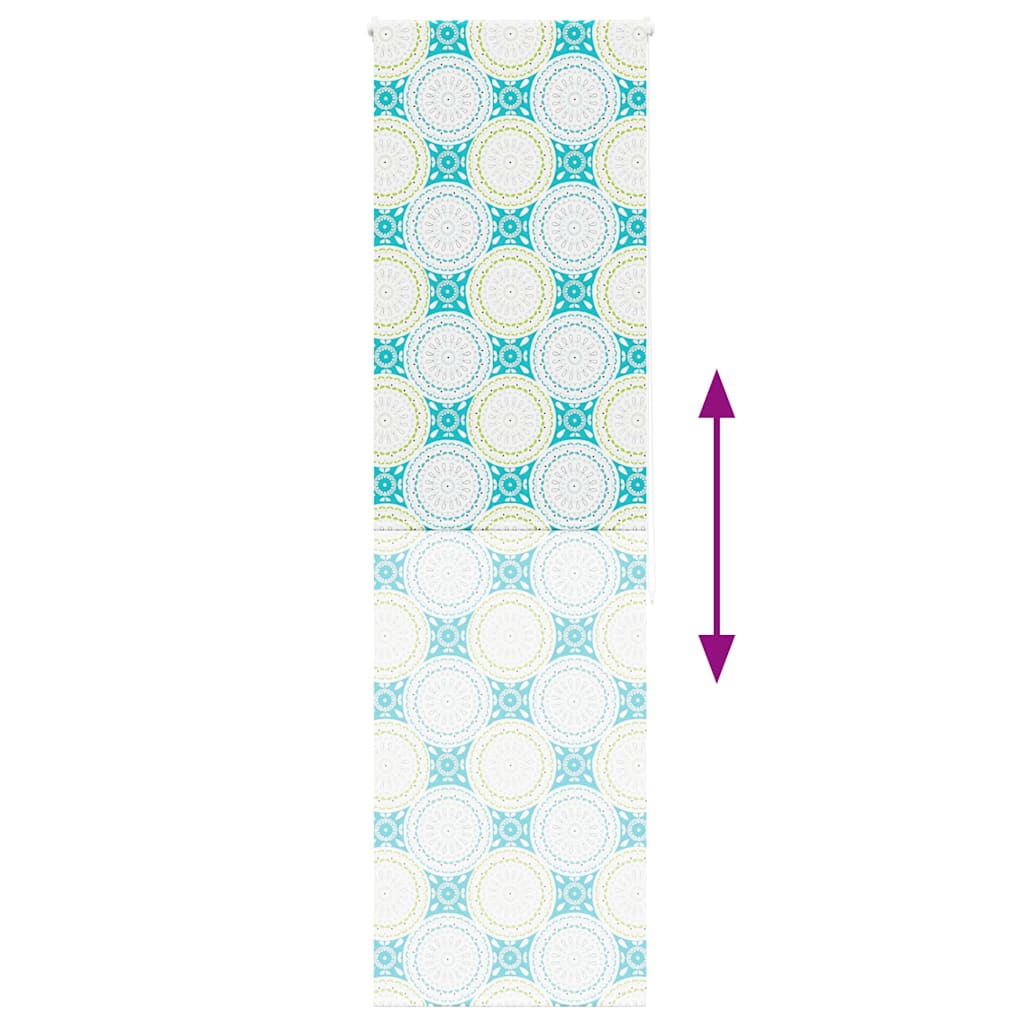 Tenda a Rullo Doccia 80x240 cm Larghezza Tessuto 76 cm
