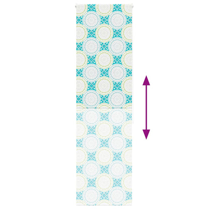 Tenda a Rullo Doccia 80x240 cm Larghezza Tessuto 76 cm