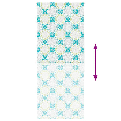 Tenda a Rullo Doccia 90x240 cm Larghezza Tessuto 86 cm