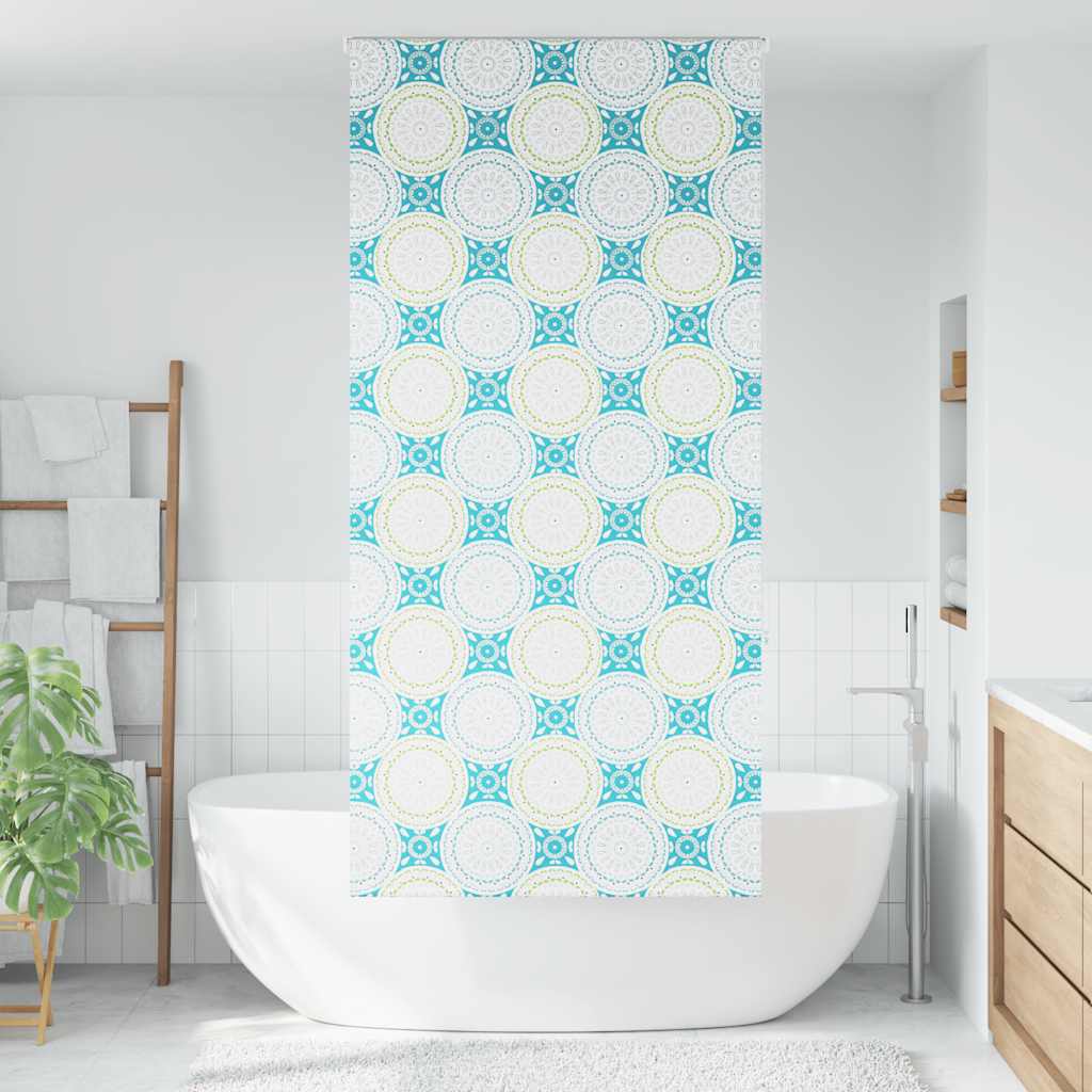 Tenda a Rullo Doccia 100x240 cm Larghezza Tessuto 96 cm