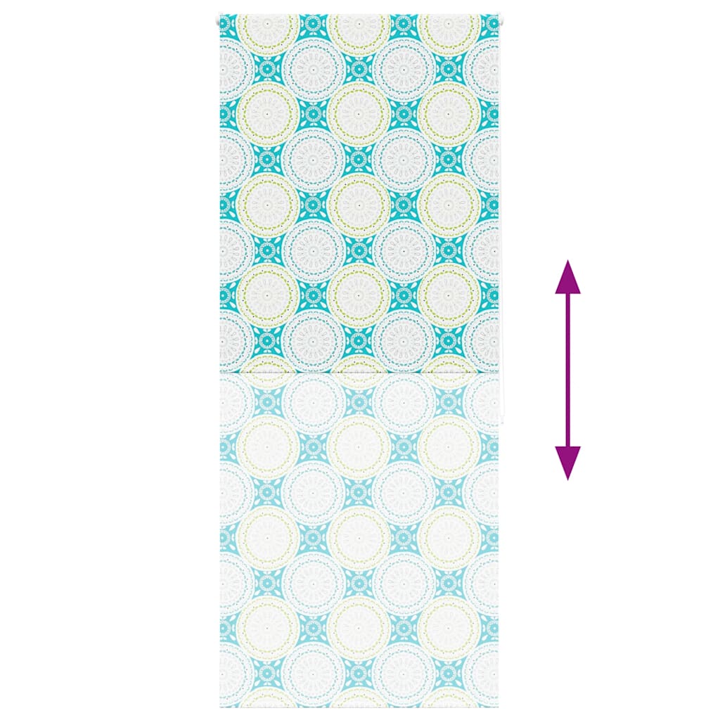 Tenda a Rullo Doccia 100x240 cm Larghezza Tessuto 96 cm