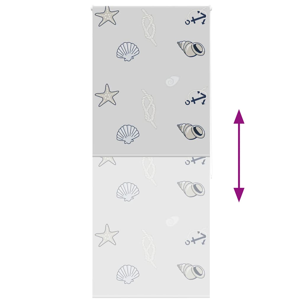 Tenda a Rullo Doccia 90x240 cm Larghezza Tessuto 86 cm