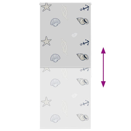 Tenda a Rullo Doccia 100x240 cm Larghezza Tessuto 96 cm