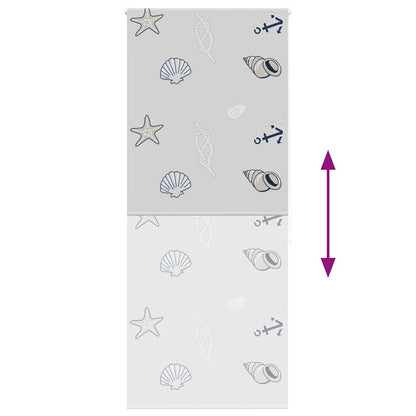 Tenda a Rullo Doccia 110x240 cm Larghezza Tessuto 106 cm
