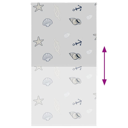 Tenda a Rullo Doccia 130x240 cm Larghezza Tessuto 126 cm