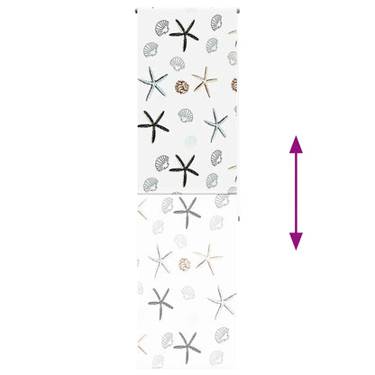 Tenda a Rullo Doccia 70x240 cm Larghezza Tessuto 66 cm
