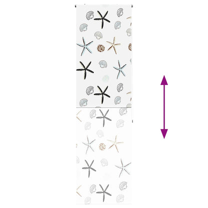 Tenda a Rullo Doccia 80x240 cm Larghezza Tessuto 76 cm